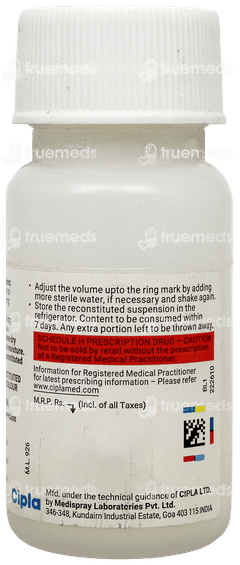 Novamox Cv 228.5Mg Tangy Orange Flavour Dry Syrup 30Ml